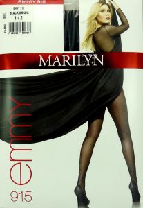 Marilyn EMMY 915 R3/4 rajstopy szew black/grigio