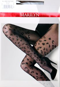 Marilyn Allure Panther R1/2 rajstopy kropki black 2019