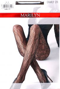 Marilyn Charly Z11 R1/2 rajstopy black wzór