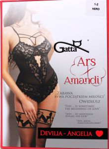 Gatta Ars Amandi DEVILIA - ANGELINA R3/4 nero