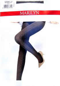 Marilyn INTENSE J07 R1/2 rajstopy beige/black