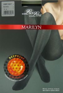 Marilyn KEEP HEAT R1/2 rajstopy black LUX LINE