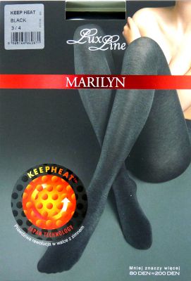 Marilyn KEEP HEAT R5 rajstopy black LUX LINE