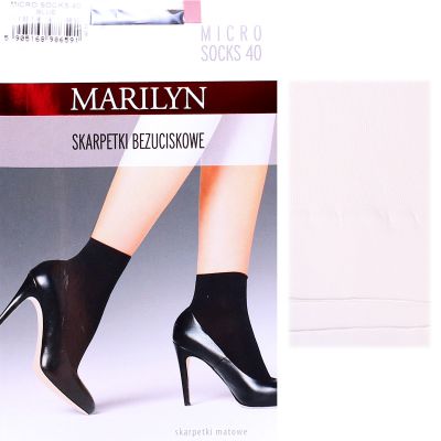 Marilyn Skarpetki Micro Socks 40 UNI bianco 2 pary