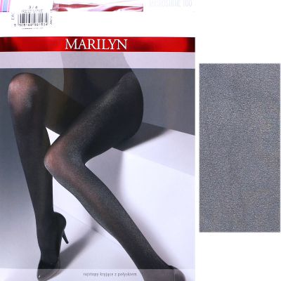 Marilyn MICROSHINE 100 R3/4 rajstopy z połyskiem grey