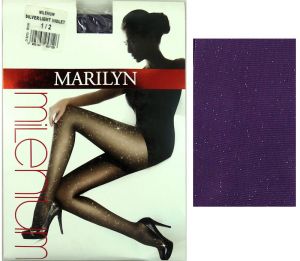 Marilyn MILENIUM 20 R1/2 rajstopy silver/light violet