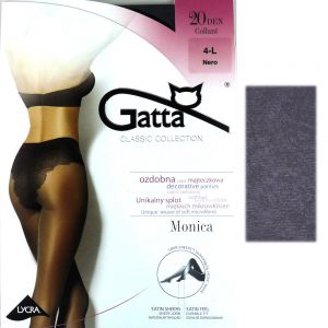 Gatta MONICA R3 modne rajstopy bikini grafit 20 DEN