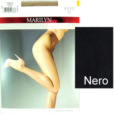 Marilyn NUDO 15 R5 modne rajstopy nero