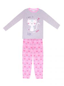 YO PJD-002 urocza piżama z kotkiem 128