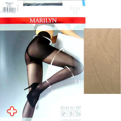Marilyn RELAX 20 R5 rajstopy beige przeciwżylakowe