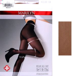 Marilyn RELAX 50 R4 rajstopy beige przeciwżylakowe