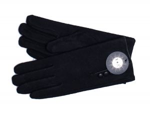 YO RS-036 wełniane rękawiczki z guziczkami 24cm