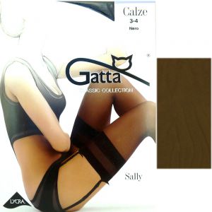 Gatta SALLY R3/4 pończochy do pasa beige