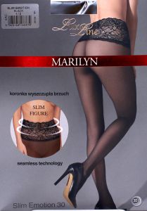 Marilyn SLIM EMOTION 30 R3/4 koronka black LUX LINE