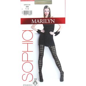 Marilyn SOPHIA 650 R1/2 rajstopy szew nero