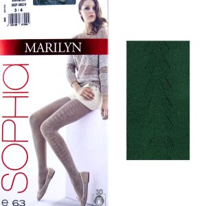 Marilyn Sophia E63 R3/4 bawełniane rajstopy Wyprzedaż