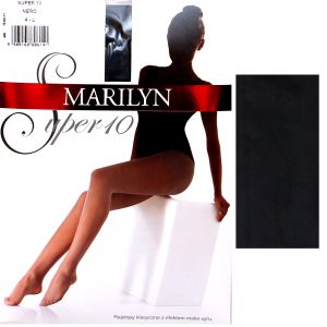 Marilyn SUPER 10 R4 modne rajstopy nero WYPRZEDAŻ