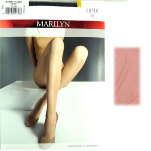 Marilyn SUPER 15 R4 modne rajstopy beige