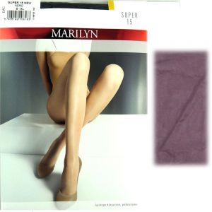 Marilyn SUPER 15 R4 modne rajstopy grigio