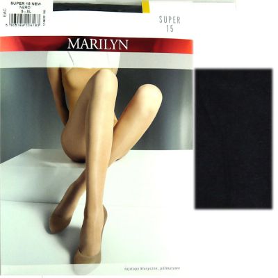 Marilyn SUPER 15 R3 modne rajstopy nero