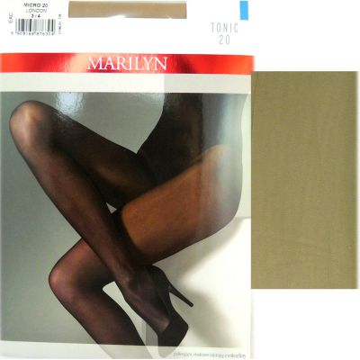 Marilyn Tonic 20 R5 modne rajstopy micro visone