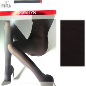 Marilyn Tonic 40 R3 modne rajstopy micro black forest