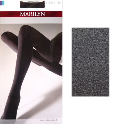 Marilyn VELOUR 180 R3/4 modne rajstopy micro melange