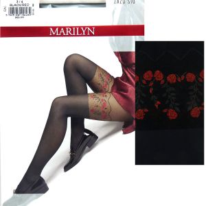 Marilyn Zazu S10 R1/2 rajstopy róże jak pończochy 2020